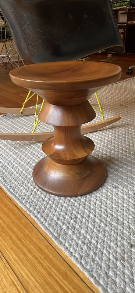 Eames Turned Stool Designed by Ray and Charles Eames 1960 Made by Herman Miller