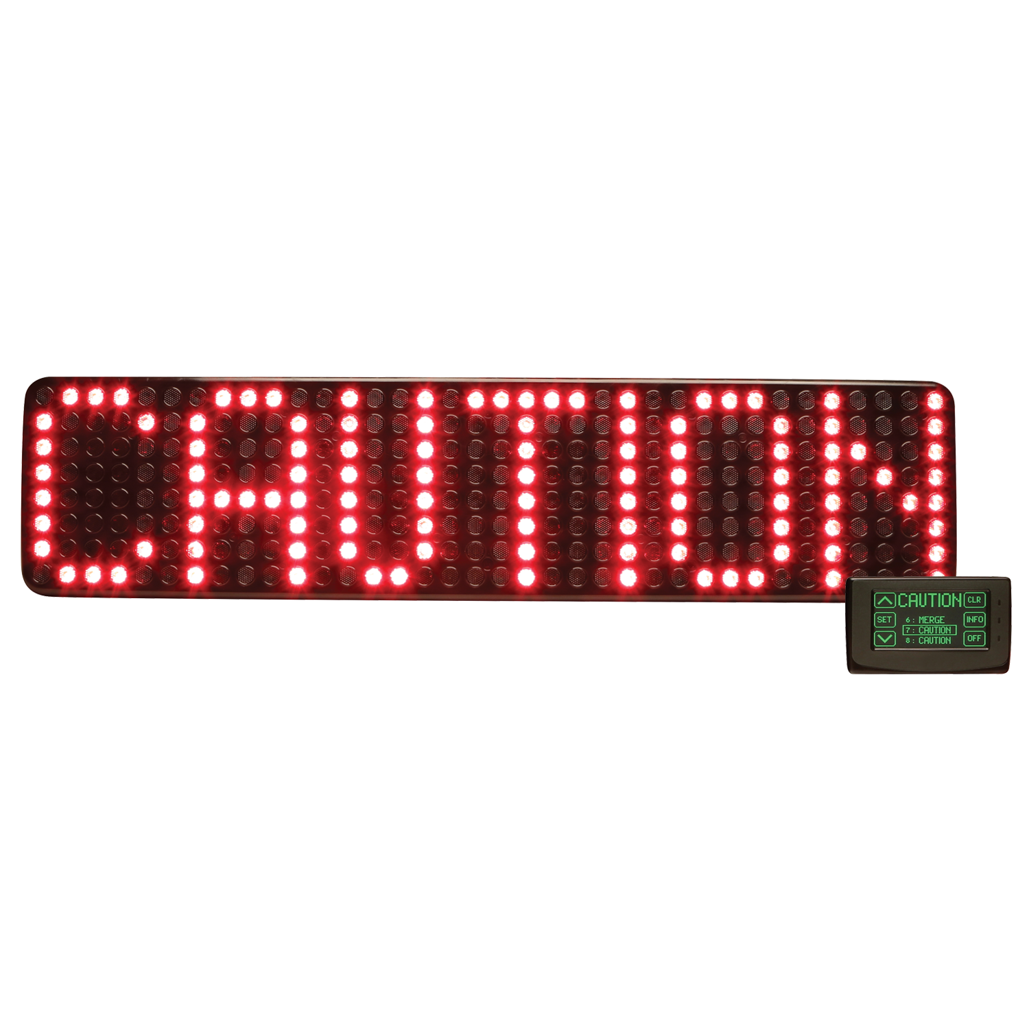 Code3 M5 Red Amber LED Message Display baord for vehicles road safety warning signaling traffic management vehicle police fire ambulance melbourne sydney adelaide brisbane perth australia emergency services vehicle safety lights warning light signalfx ecco brotax narva whelen fedral signal programmable and outdoor visible