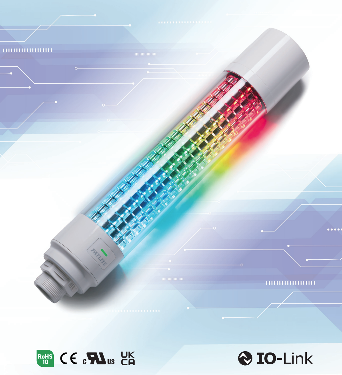 LR4 LR5 LR7 LR6 LB6-20ILWCNW LB6-20ILWCBW PATLITE IO-Link IOlink IO link M12 LB6 LB6-IL LB6-20ILWCNW LED Signal Tower Light RGB Programmable Indicating indication multi colour safety andon warning Banner Werma Schneider Wireless IFM Phoenix Contact Master Slave IoT Melbourne Australia IP rated medical food grade