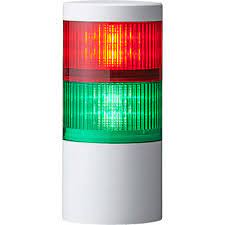 PATLITE LR10-302WMBW-RYG IP69K LED LIGHT AND ALARM ALERT SIGNAL TOWER LIGHT M12 PLUG