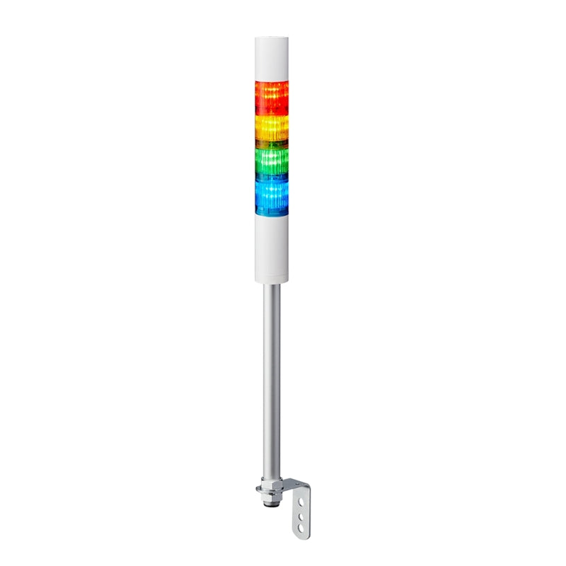 Patlite LR4-402LJNW-RYGB LR4-402LJBW-RYGB LR4 LED Signal Tower Light Alert Indication Indication Solution Lights warning melbourne sydney Australia brisbane adelaide perth HP omron honeywell Schneider Werma Visy Hitachi Xray Scanning printing Machines andon supervisor manager