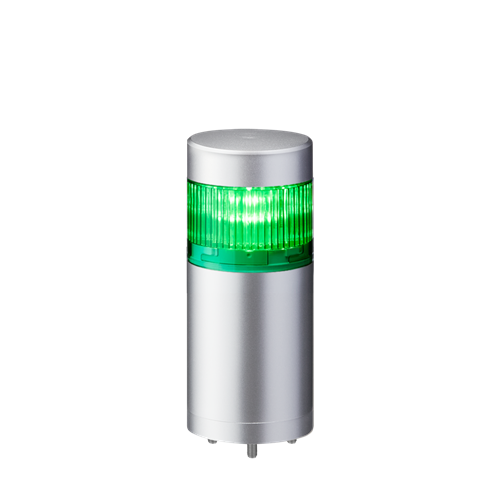 Patlite LR6-102WJNU-G IP65 3m Cable Silver 24V LED Signal Tower Light Stack Lights Warning Indication