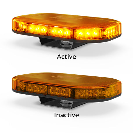 LB246AM Amber Warning Mini Vehicle Light Bar Ultra Bright Safety Lights I Ecco Safety Group AU
