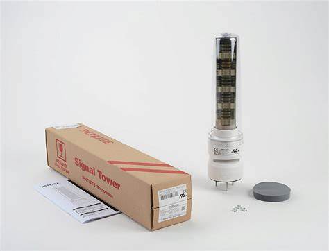 PATLITE LS7-502BWC-RYGBC LED SIGNAL TOWER LIGHT BUILT IN M12 PLUG AND ALARM