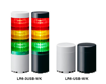 Patlite SignalFx LR6-3USB-W LR6-3USB-K LR6-USBW LR6-USBK USB LED Signal Tower Light Australia