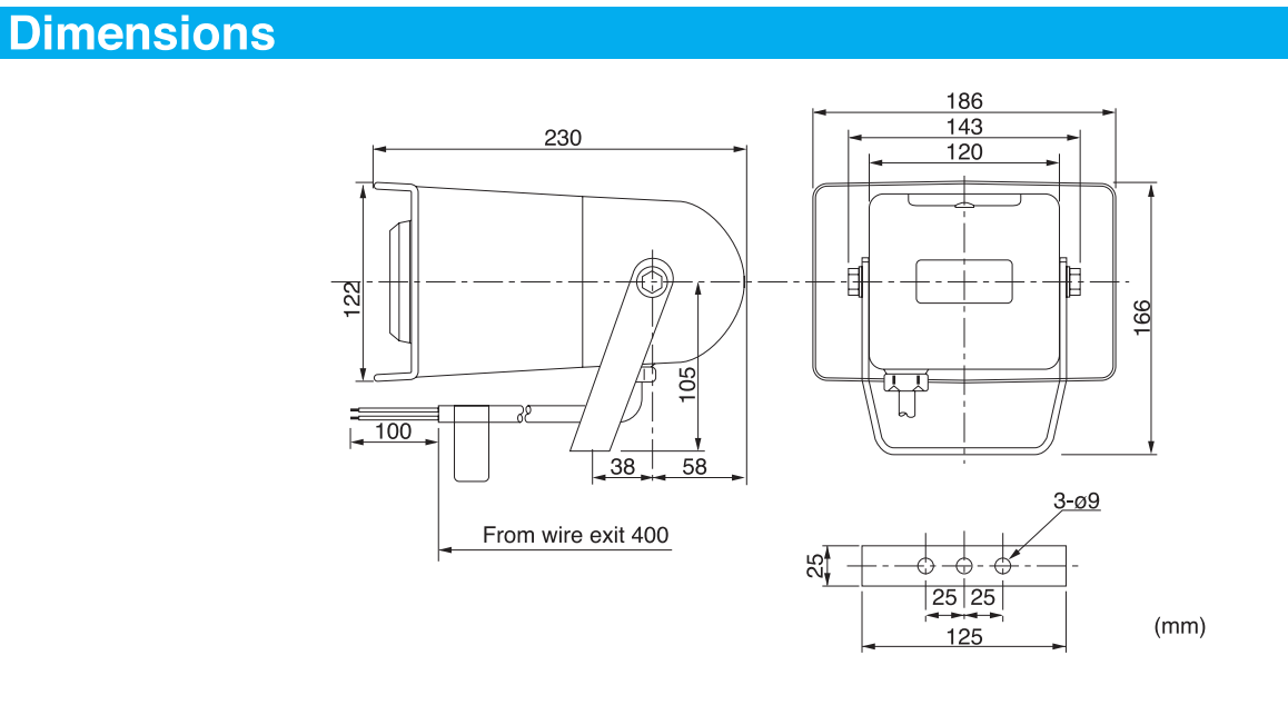 PATLITE EWS EWHS Ew EWH EWS-100KA-Y EWS-100KA EWHS-100A-J Horn Speaker Alarm Melody Siren