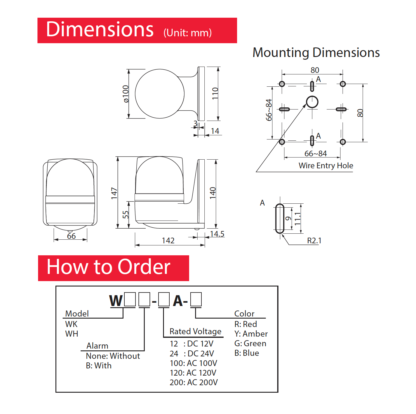 Patlite SignalFx Wall Mounted Mounted WH WK WH-A WK-A Rotatoing Beacon Warning Light Machine Safety Security Alarm Flashing Carpark Facility Building Maintenance Australia New Zealand Sirena Werma Mechtric NHP Scheneider