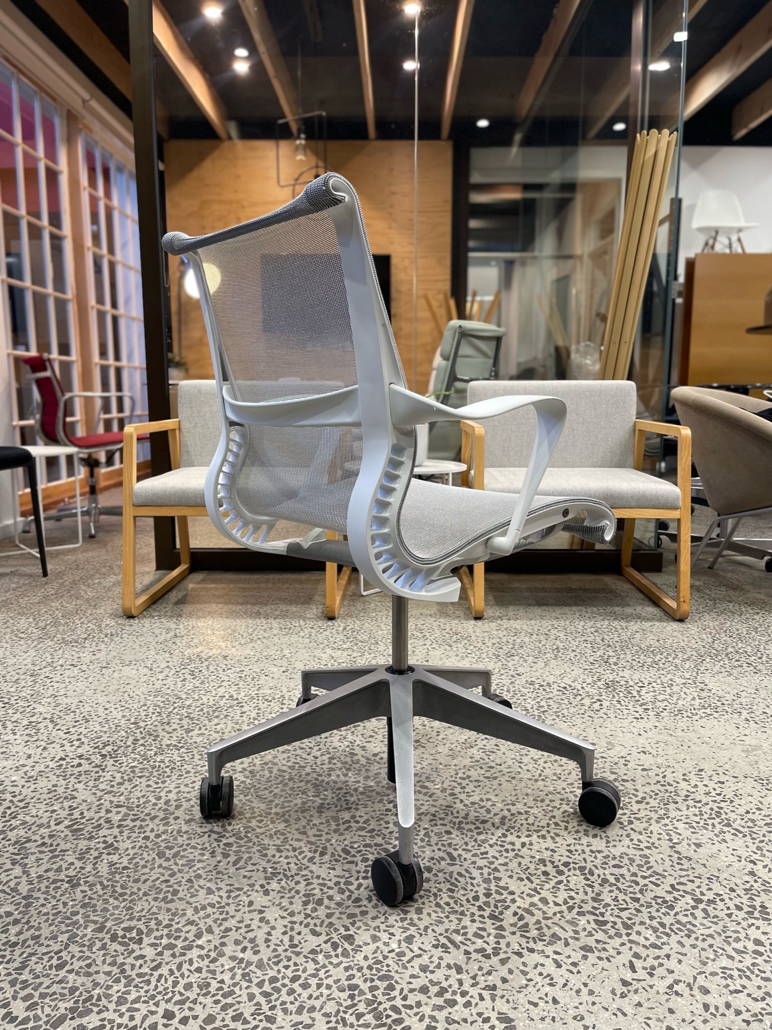 Original Genuine Authentic Herman Miller Setu Eames Danish Mid Century Modern Designer Furniture Chairs Chair meeting office room Germany architecture homes buy office aeron leap melbourne australia vitra scandi Scandinavian mcm sale buy