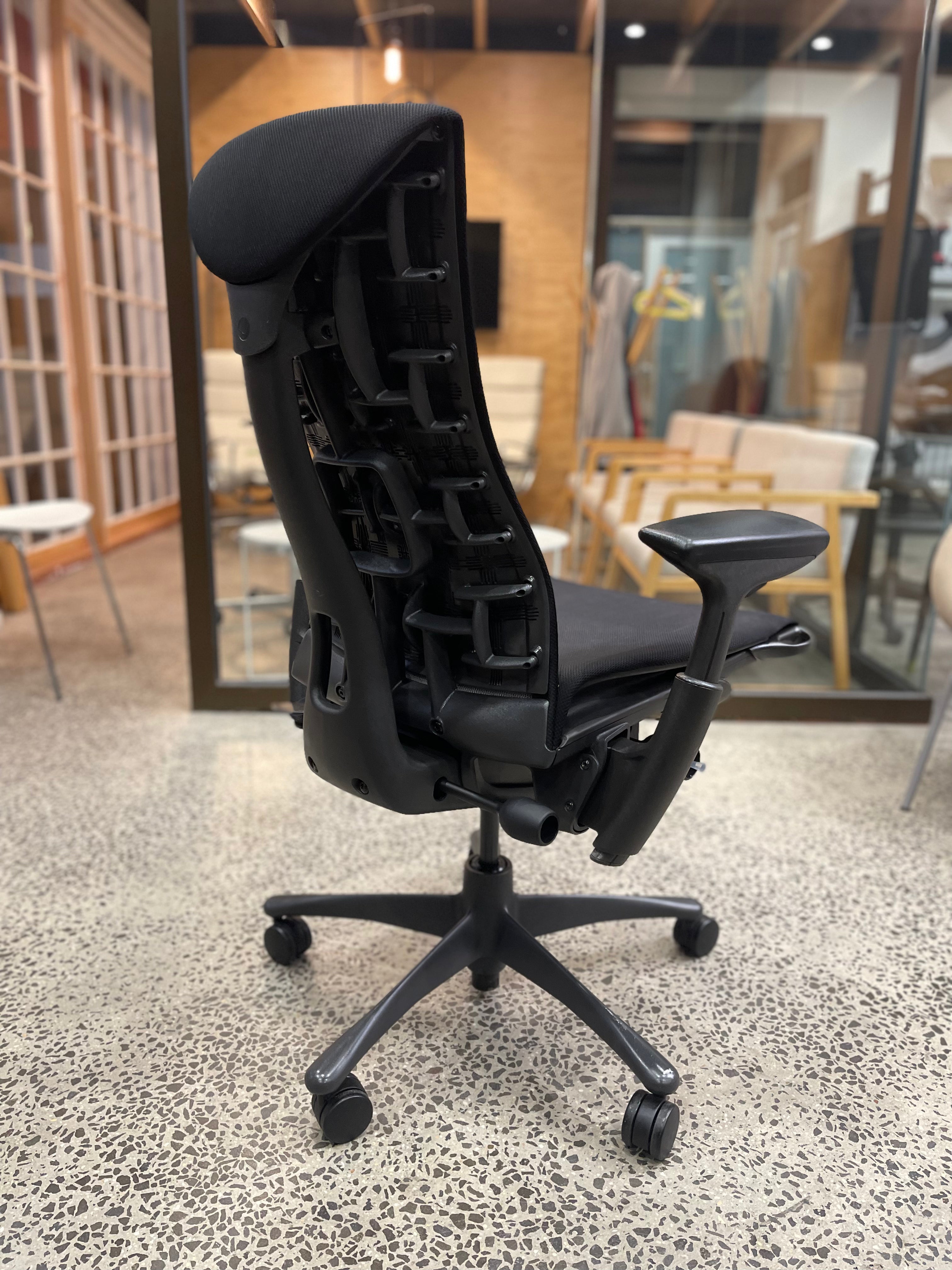 Herman Miller Embody Task Chair Refurbished Black Arms