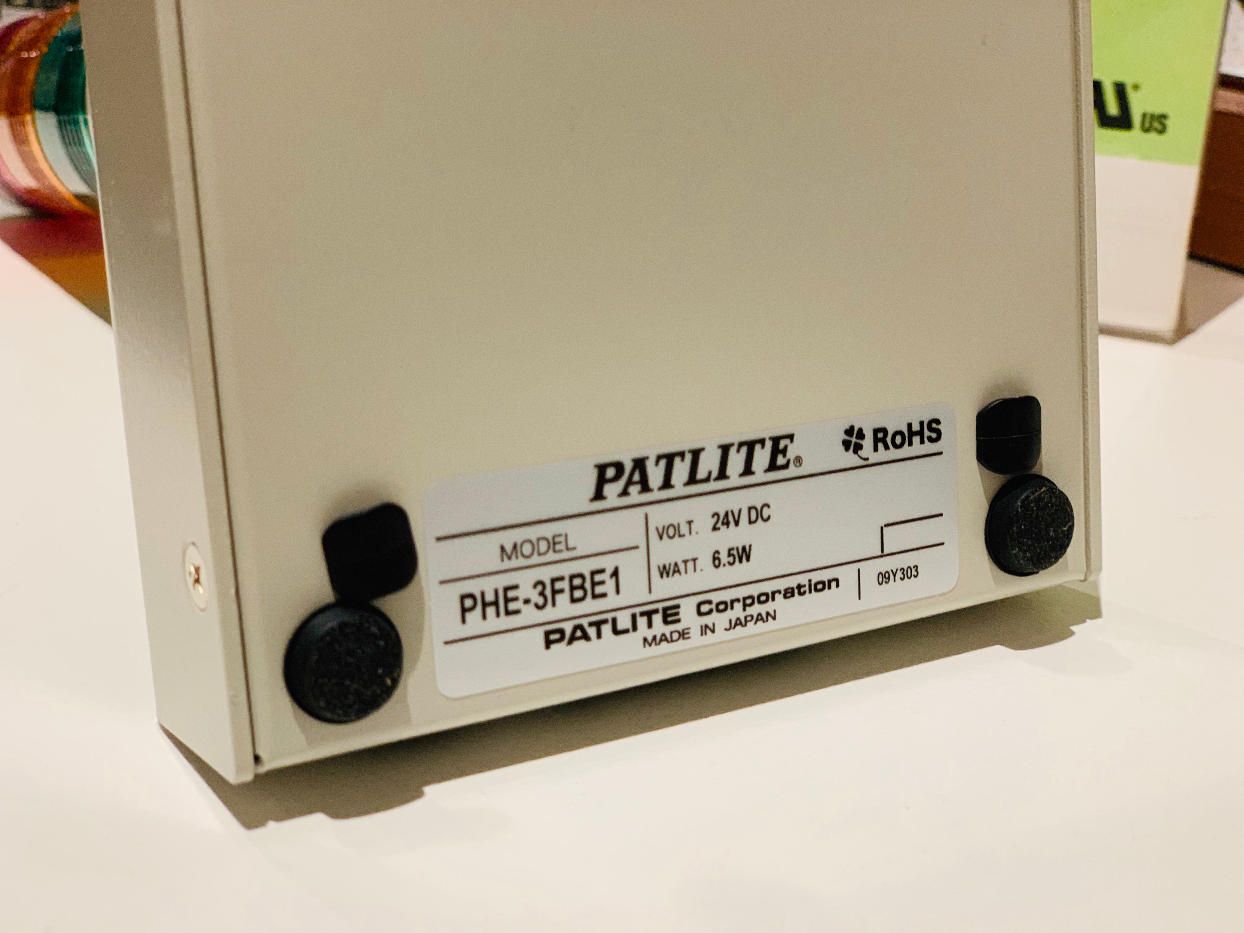 PATLITE PHE-3FB1-RYG RS-232C IT Network Monitoring LED Alarm Notification Signal Light Tower System Indication Warning MADE IN JAPAN