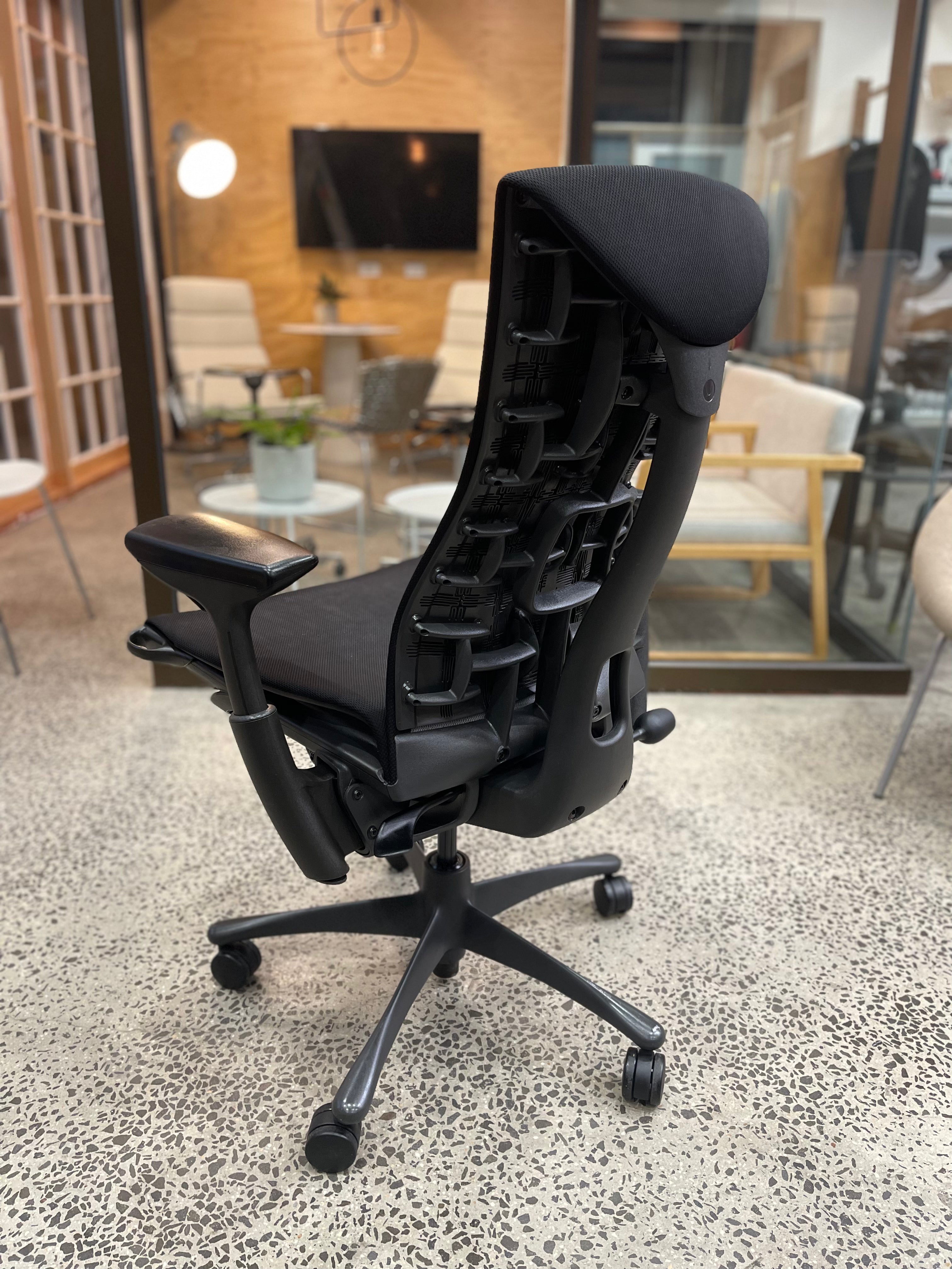Herman Miller Embody Task Chair Refurbished Black Arms