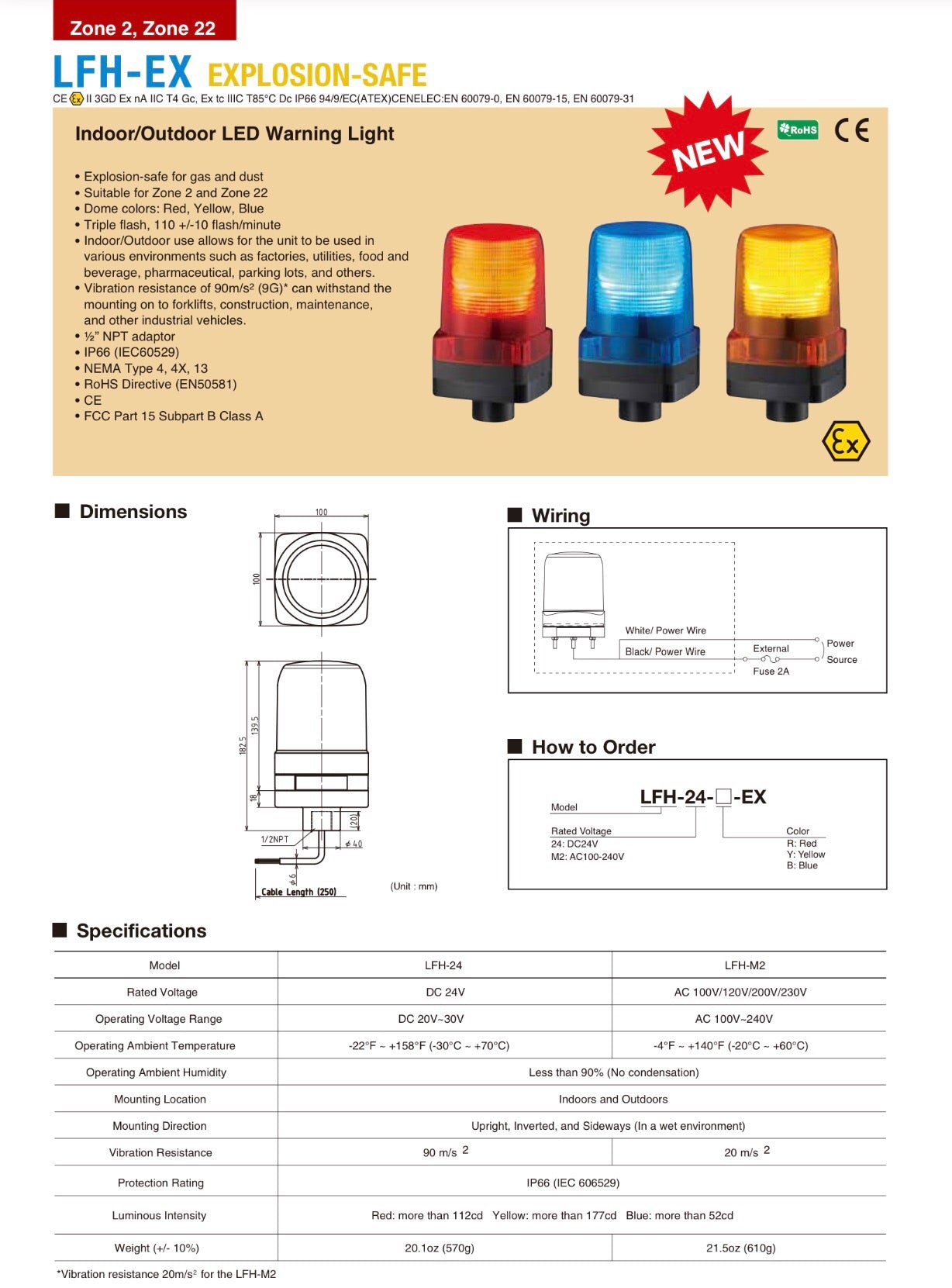 ATEX Explosion Proof Safe LED Warning Light I  I PATLITE SIGNALFX AUSTRALIA FACTORY DIRECT I CALL FOR BEST PRICE Ex Rated ATEX Rated Gas Oil