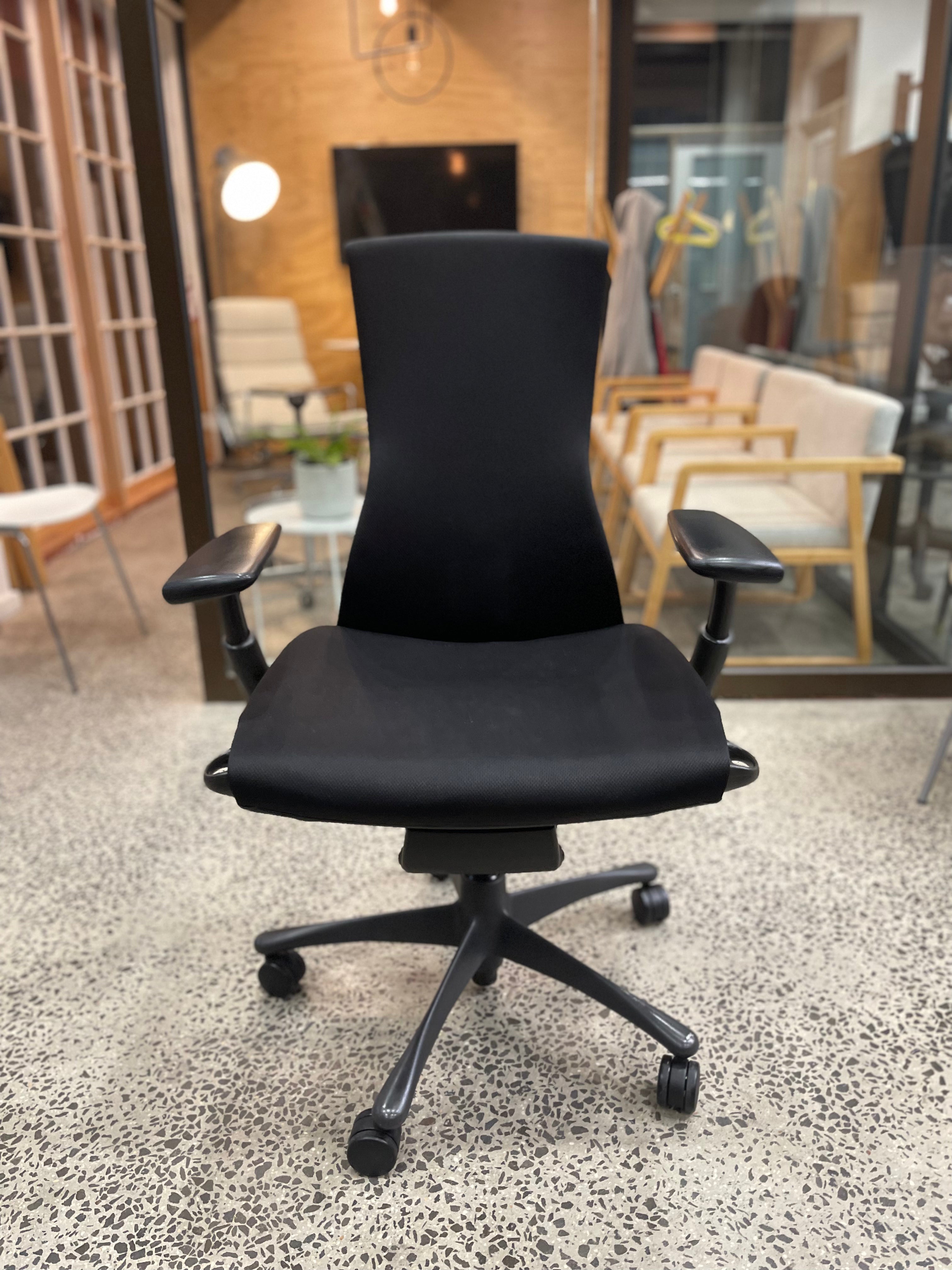 Herman Miller Embody Task Chair Refurbished Black Arms