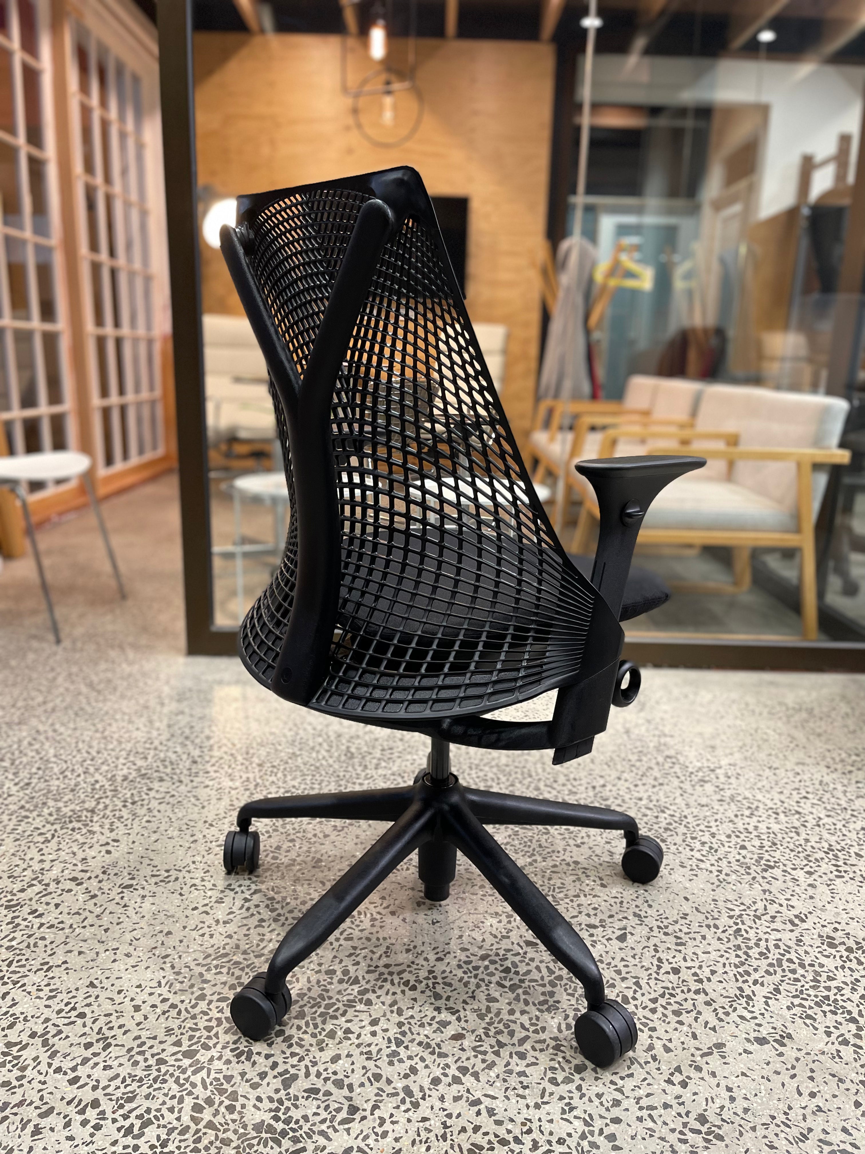 Herman Miller Sayl Chair Ergonomic Laptop Desk Office Furniture Aeron Leap Embody Original Genuine Melbourne Australia Sydney Designer Architecture Interior Designer Buy Rent Home