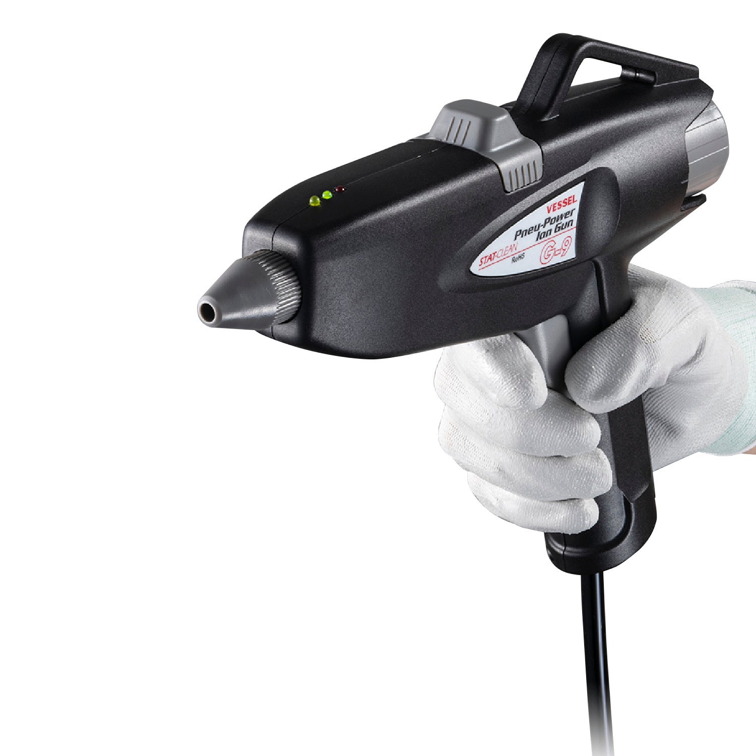 Vessel Air Tools Ion Ionizing Anti Static Air gun Pneumatic Airtool Kyocera Omron Chicago G9 G-9E g-9 g9e Japan USA Australia Europe