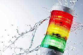 Patlite SignalFx LR6 LED Signal Tower Light IP65 with Built-in Alarm Option