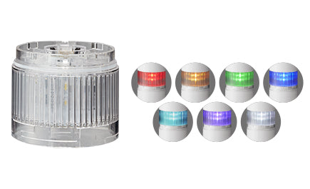 IP65 Patlite LR6-302WJNW-RYG LED Signal Tower Light Red Yellow Green Alert Indication Hygienic Smooth Design
