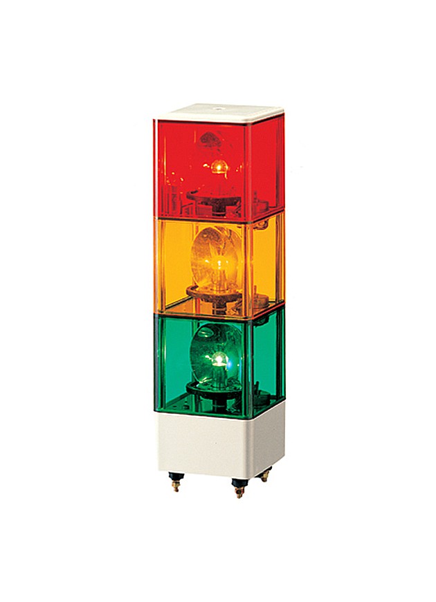 PATLITE SIGNALFX 'Christmas Tree' Crane Safety Lights External Load Capacity Warning KJ-302-RYG