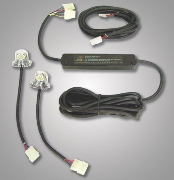 SIGNALFX Super High Grade LED Hide Aways 3W LED x 18 LED Flashers Warning Lights