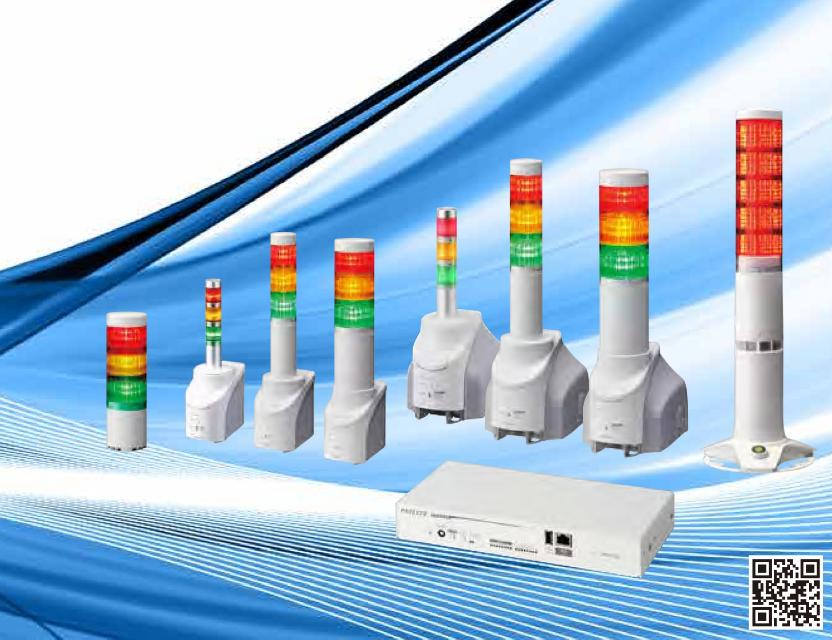 IoT Tower Stack Lights Interface Routers Linux USB Ethernet Network ...