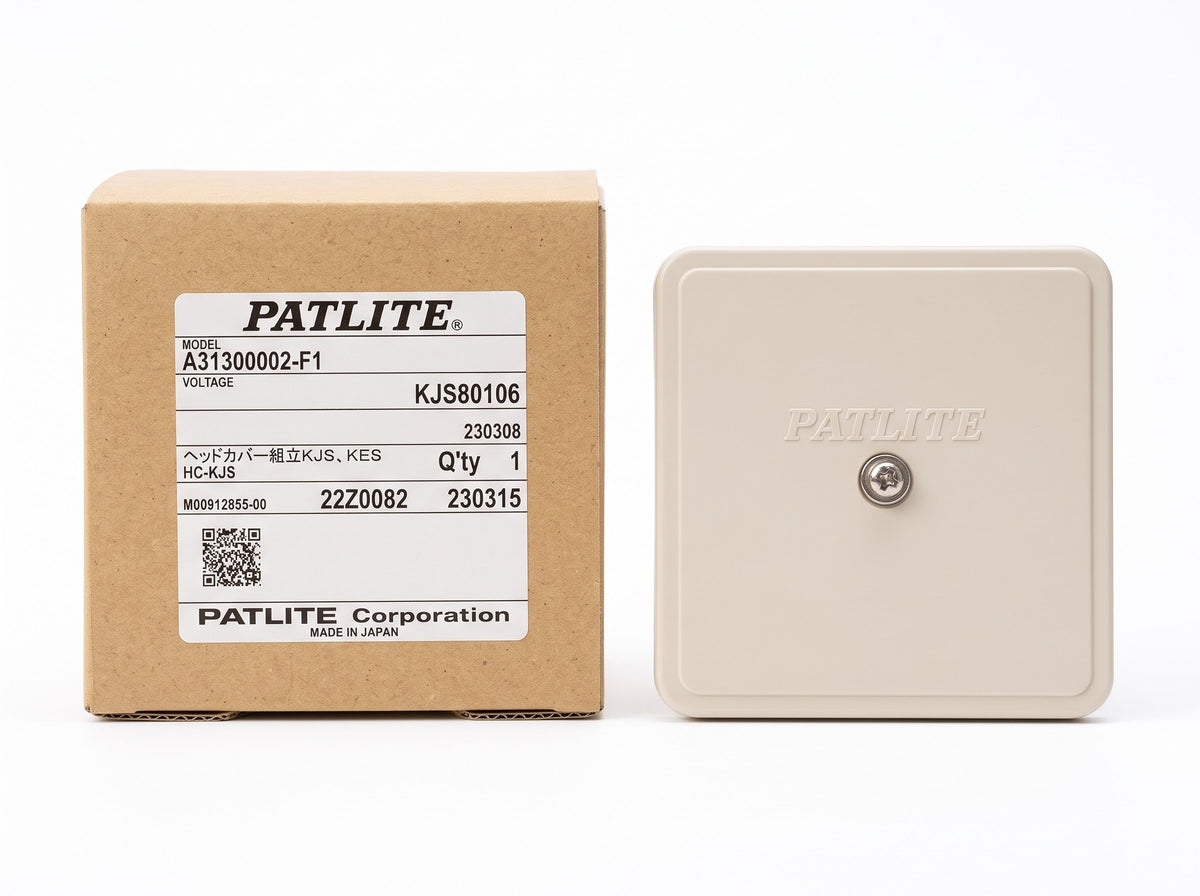 Patlite A31300002-F1 Replacement Top Head Cover with Screw for KJS, KJSB, KES, KESB 82mm Cube Signal Tower lights (Alt: A31300002F1, KJS80106, HC-KJS)