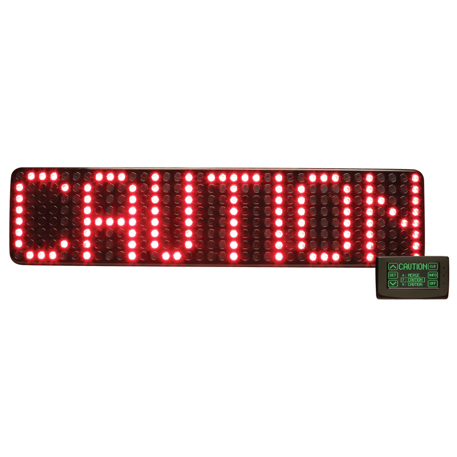 Code3 Amber Programmable LED Message Display Board for Vehicles ...