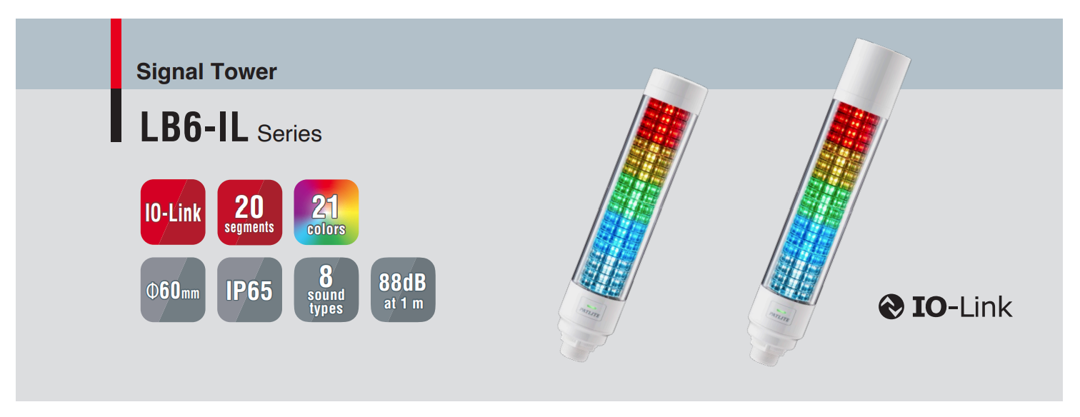 LR4 LR5 LR7 LR6 LB6-20ILWCNW LB6-20ILWCBW PATLITE IO-Link IOlink IO link M12 LB6 LB6-IL LB6-20ILWCNW LED Signal Tower Light RGB Programmable Indicating indication multi colour safety andon warning Banner Werma Schneider Wireless IFM Phoenix Contact Master Slave IoT Melbourne Australia IP rated medical food grade