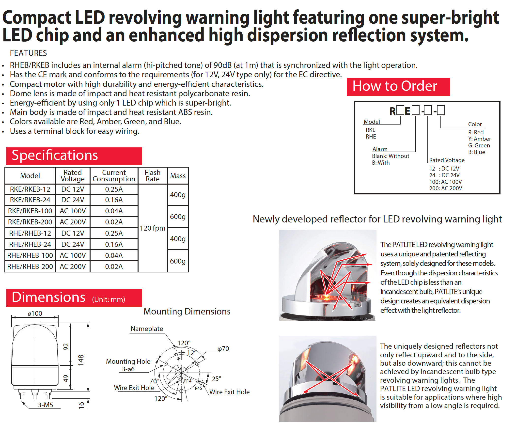 PATLITE SIGNALFX RHE High Quality Industrial LED Warning Light Beacon Australia Werma Sirena Scheneider banner