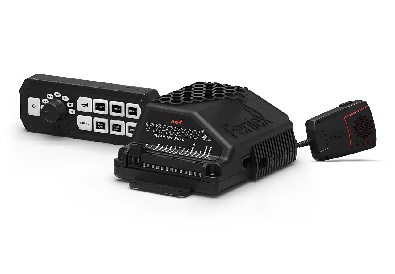 Feniex Typhoon siren amp amplifier controller switch made in usa police fire ambulance ses emergency vehicles