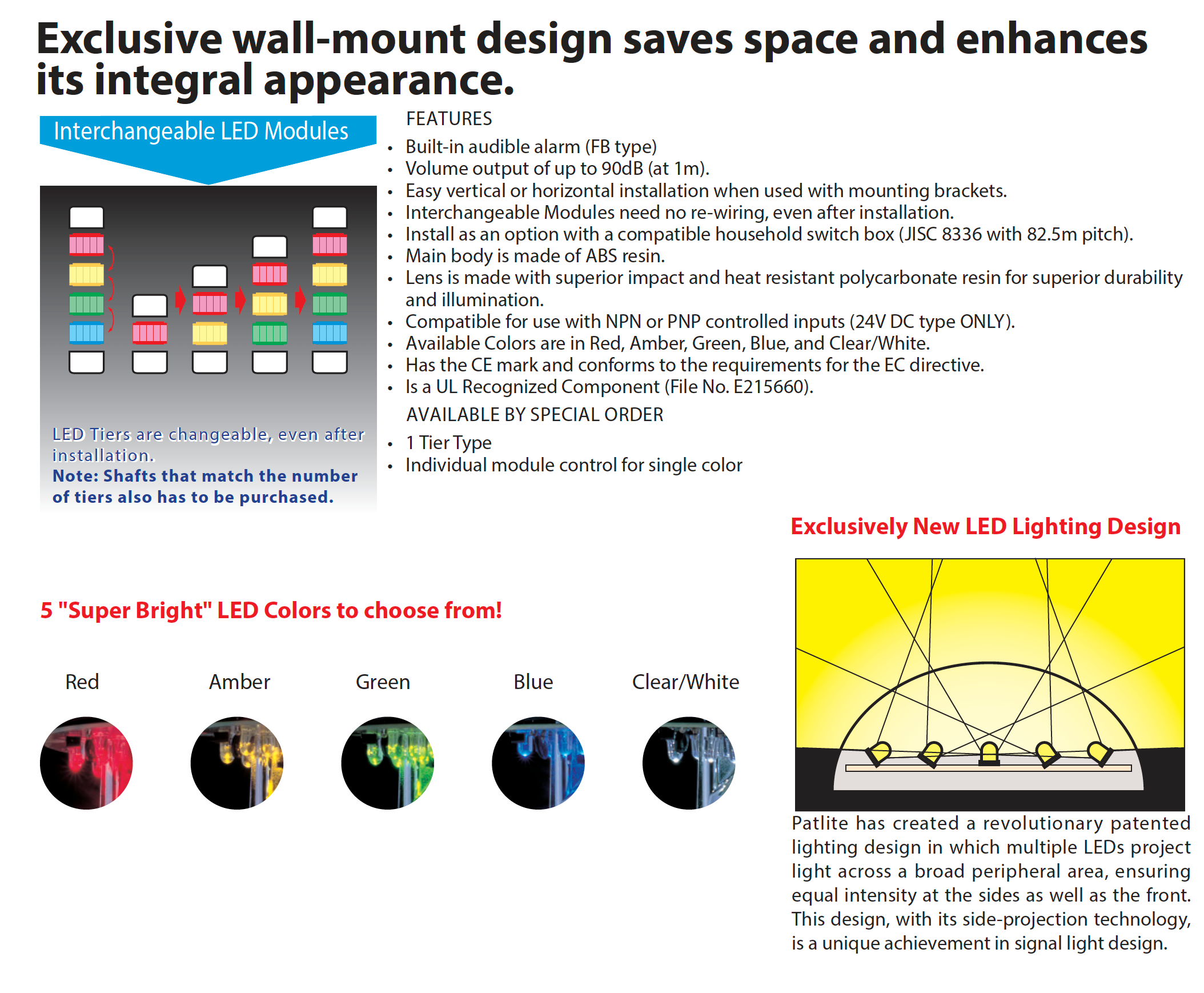PATLITE SIGNALFX WME WME-A LED Signal Light Status Indication Australia LED Tower Light Waring