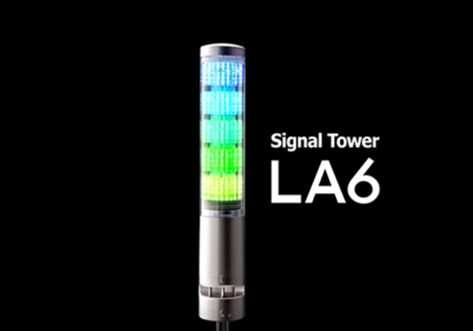 PATLITE LA6 LA6-5DWJWN LED Signal Tower Stack Light Programmable Australia Werma etherCAT network