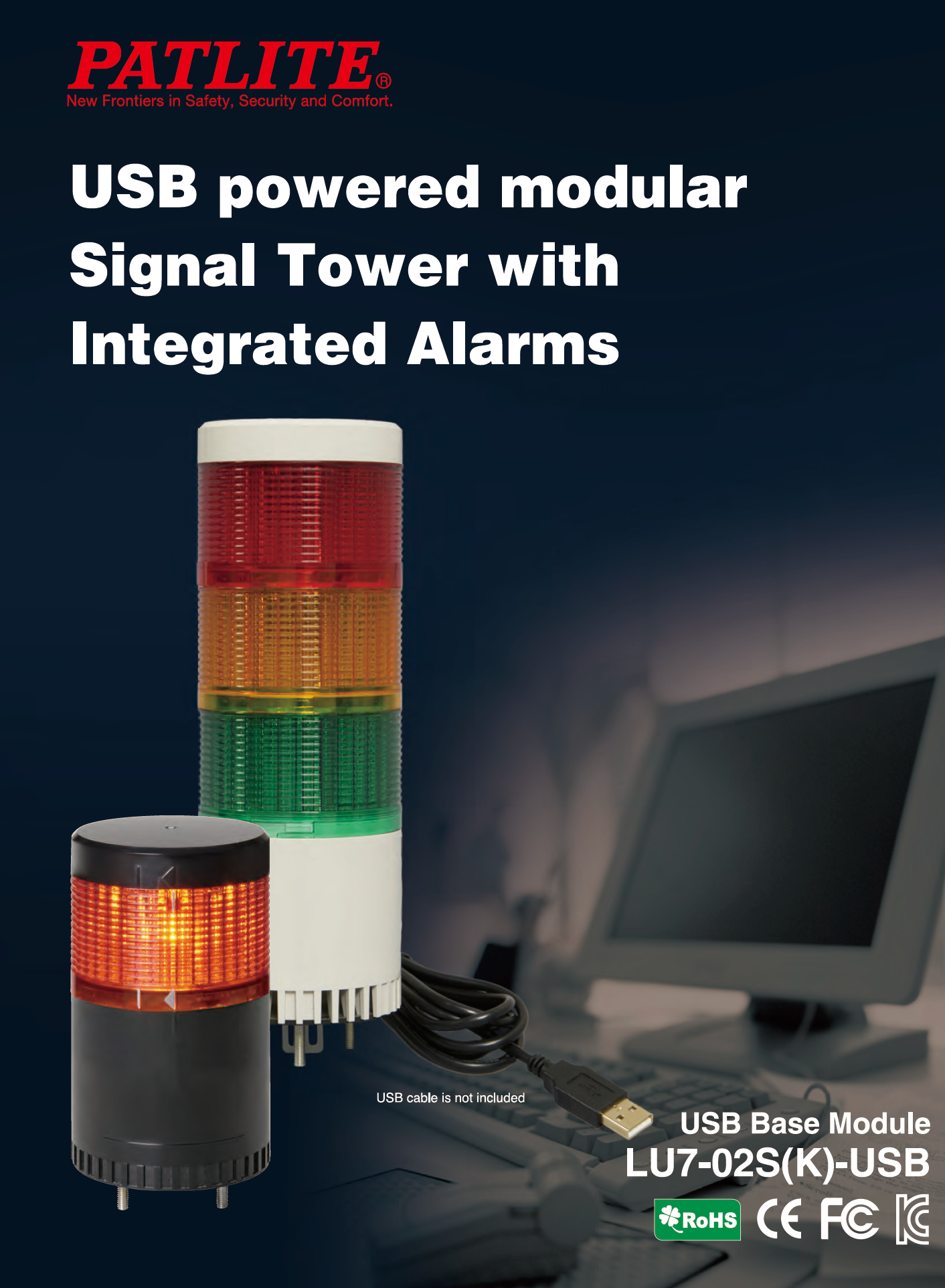 PATLITE LU7-USB LED Tower Light USB 