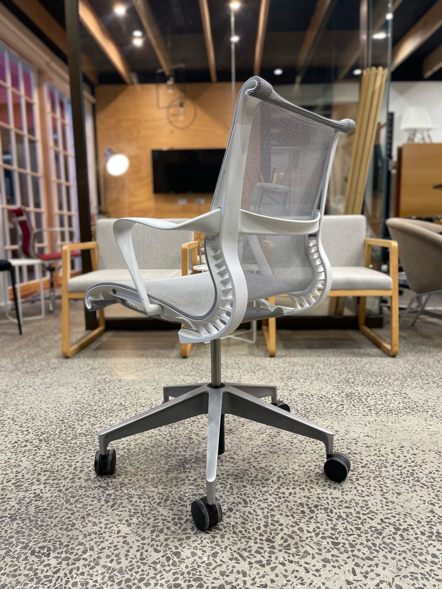 Original Genuine Authentic Herman Miller Setu Eames Danish Mid Century Modern Designer Furniture Chairs Chair meeting office room Germany architecture homes buy office aeron leap melbourne australia vitra scandi Scandinavian mcm sale buy