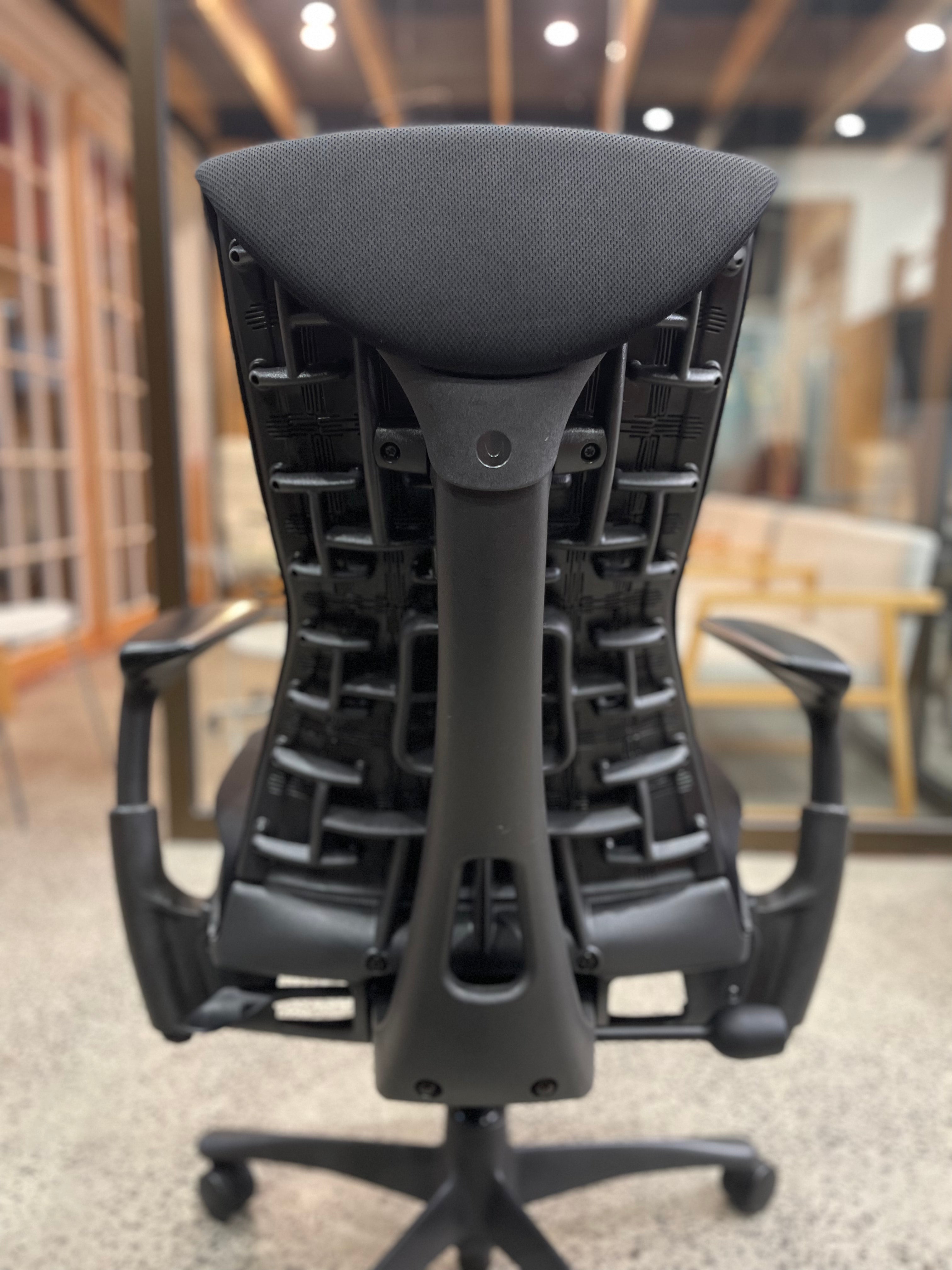 Original Herman Miller Embody Chair Aeron Chairs Designer Ergonomic Healthy Back Spine Lumber Support Adjustable Arms Seat Lumber Black Sale