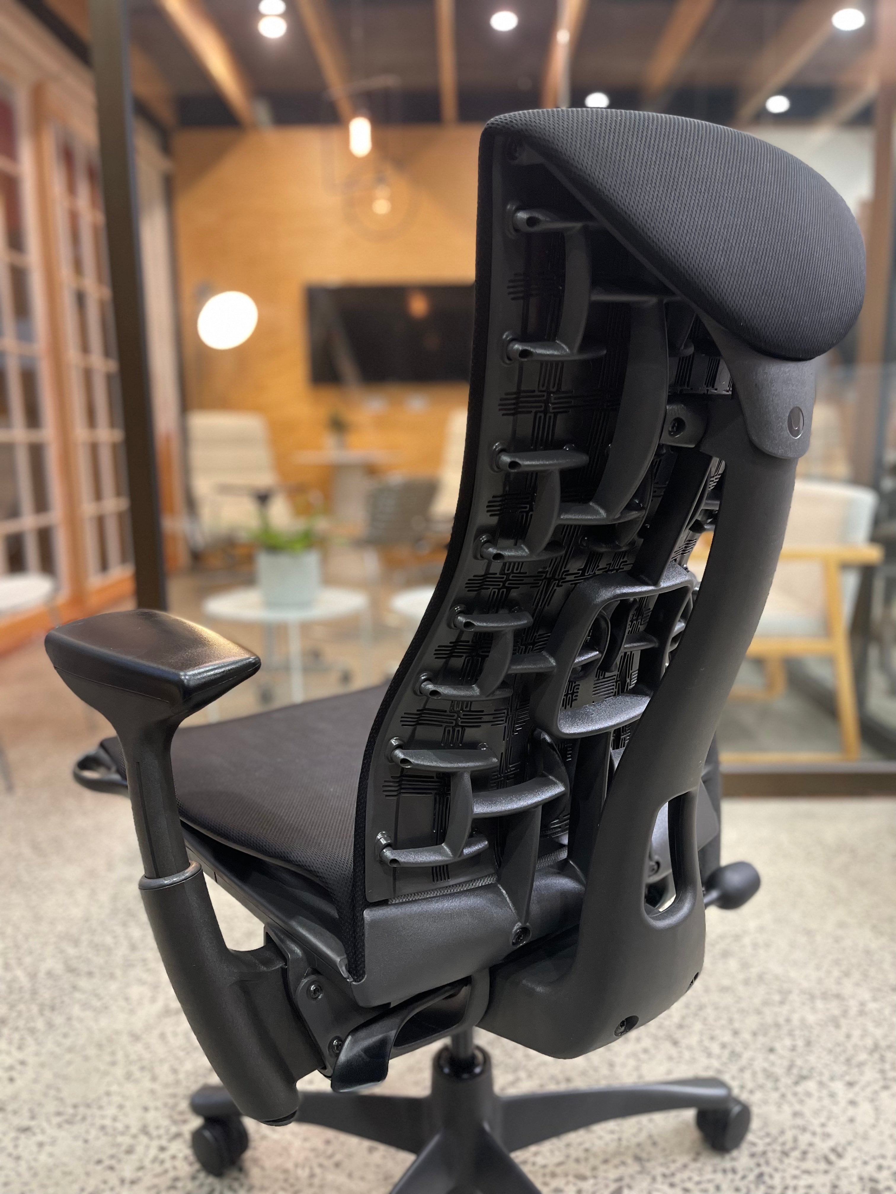 Herman Miller Embody Task Chair Refurbished Black Arms