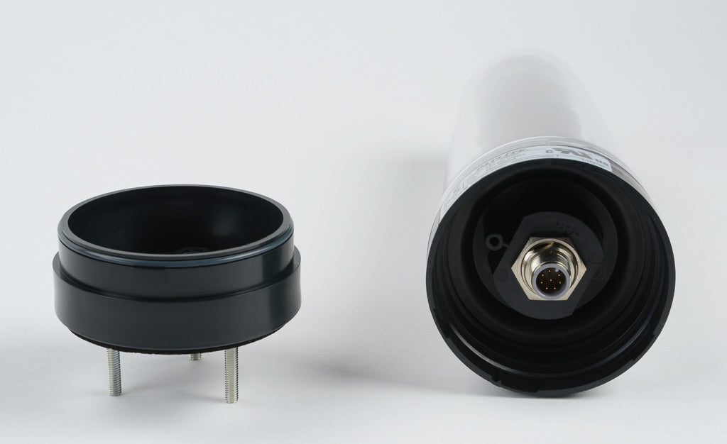 IP65 LS7 RYG  LED SIGNAL TOWER LIGHT I PATLITE LS7-302DFBWC-RYGNN M12 Connector I BEST for Clean rooms, Food & Beverage, CNC Machinery